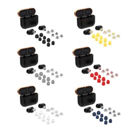 FitTurn Eartips Compatible with Sony WF-1000XM4/WF-1000XM3 Headphone -Replacement Eartips Earhooks Kit Pairs Silicone Earbud Tips Earhooks Fit for Sony WF-1000XM4/WF-1000XM3