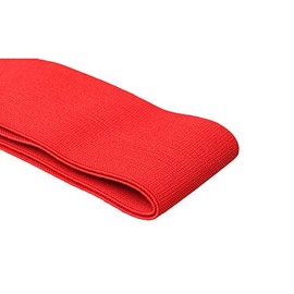 Wide Woven Elastic 2 Yards Stiff Durable Sewing Elastic Band/Belt/Waistband (Red, 3 Inch)