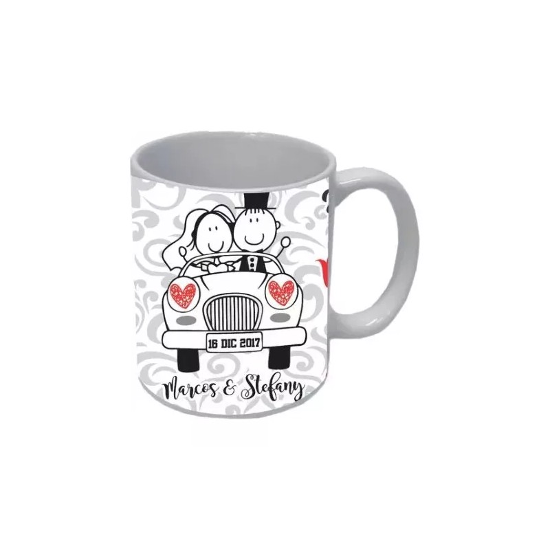 Like Shop 50 Tazas Personalizadas Recuerdo Para Boda