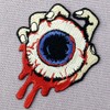 Catch The Eyeball with Blood Patch Embroidered Applique Badge Iron