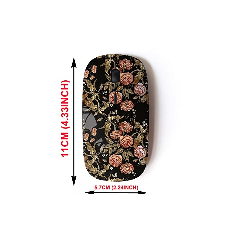 2.4G Wireless Mouse with Cute Pattern Design for All Laptops