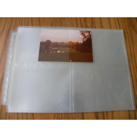10 Pack Refill Photo Album Pages 3 1/2" x 5 1/4"