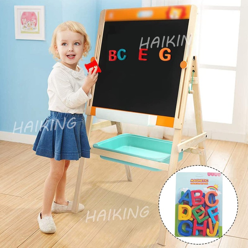 Magnetic Alphabet Letters, 26 Pcs Multicolor Fridge Alphabet Magnet Toys