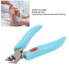 Professional Stainless Steel Cuticle Nipper, Non Slip Handle, Ideal for Ingrown Toe Nails, Includes Protective Cover and Cuticle Trimmer