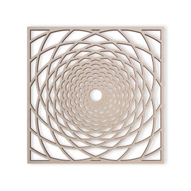 Lattice Panel with a Web or Weave Decorative Design MDF Home & Yard Décor - Wall Panel - Privacy Screen - Trellis - Indoor and Outdoor Use