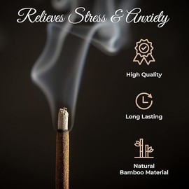 Satya Nag Champa Traditional Ayurveda100% Natural Incense Sticks | 12 Packs | Handmade Incense Sticks | Used for Stress Relief, Spiritual Decor, Smudging and Meditation