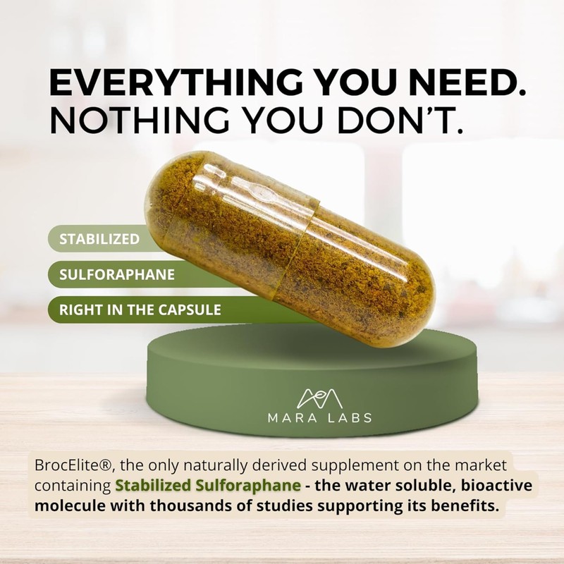 Mara Labs Broc Elite Plus | Broccoli Supplement w/Stabilized Sulforaphane