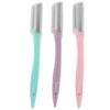 3 Recortadoras de Cejas para Mujer, Cuchilla de Acero Inoxidable,