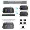 EGGPOD Smart TPMS 2023 Upgrade116PSI/8Bar Solar Tire Pressure Monitoring System