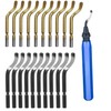 KEWAYO Tool Deburring Set, Deburring Universal Tool with 20 Pieces