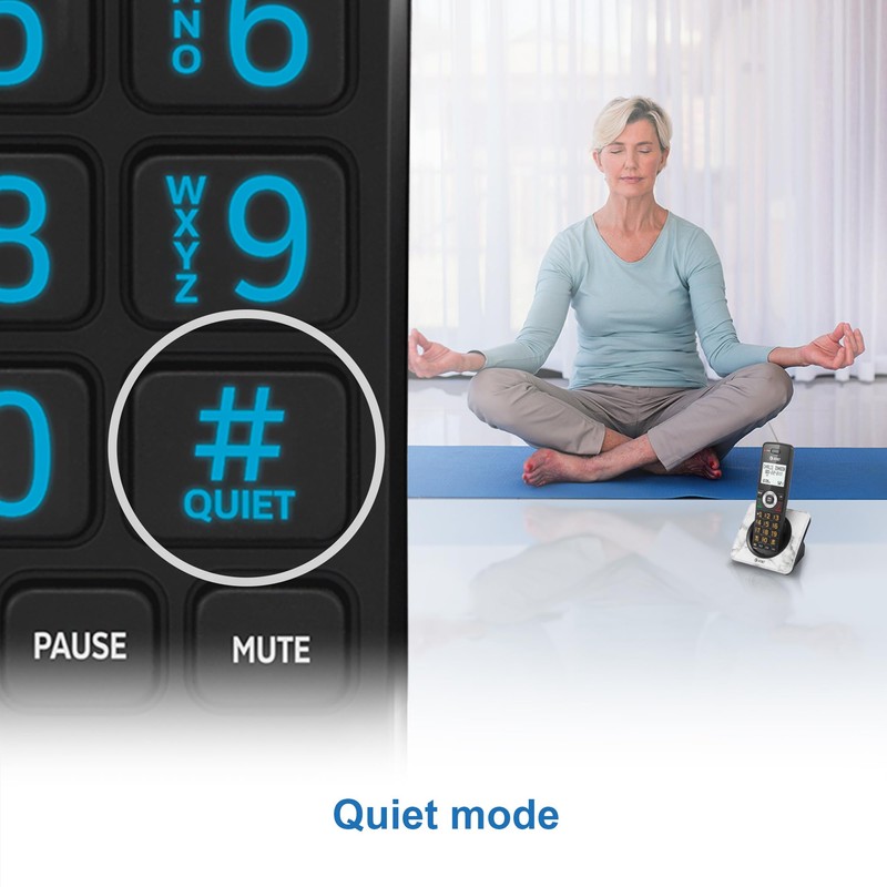 AT&T GL2101-1M DECT 6.0 Cordless Home Phone with Call Block,