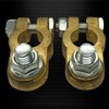 Ampper Brass Battery Terminal Connectors, Top Post Battery Terminals Connector