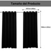Hisemy Cortinas Blackout para Recamara，Cortinas de Sala de Estar（107 *