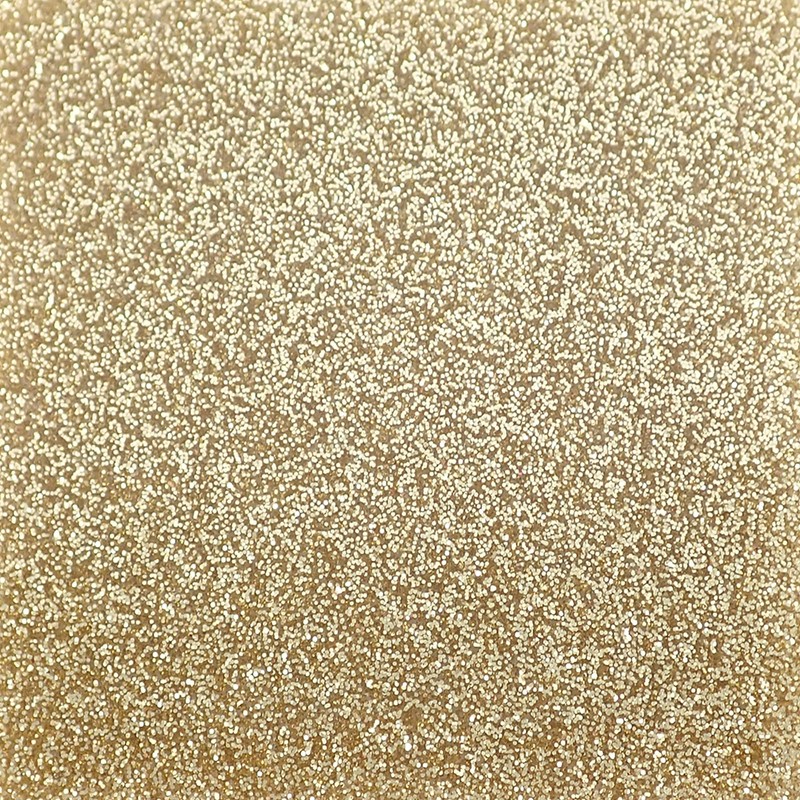 Incudo Light Gold Glitter Cast Acrylic Sheet, 3mm Thick, 150x125mm