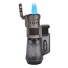 Vertigo by Lotus Cyclone Triple Torch Cigar Lighter Charcoal 3