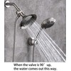 100% Solid Metal Shower Arm Diverter for Hand Held Showerhead