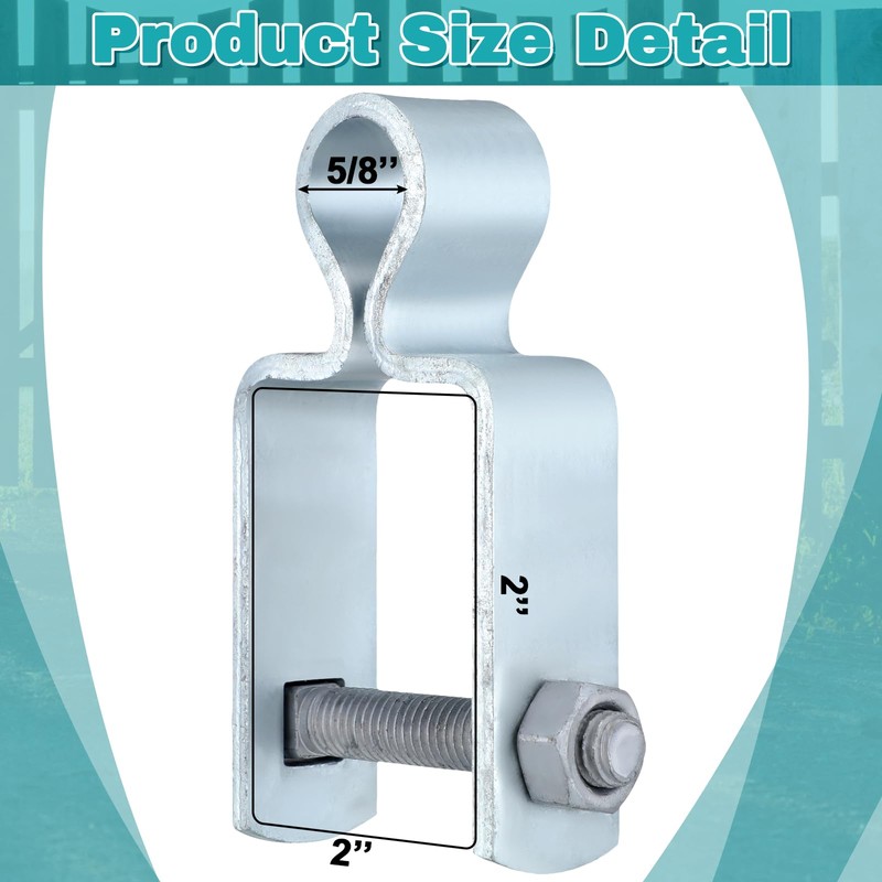 Dansydaisy 4 Pcs 2'' x 2'' Square Post Female Hinges