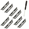 LOOKSEVEN 4 Pack Watch Band Connector Kit Watch Strap with