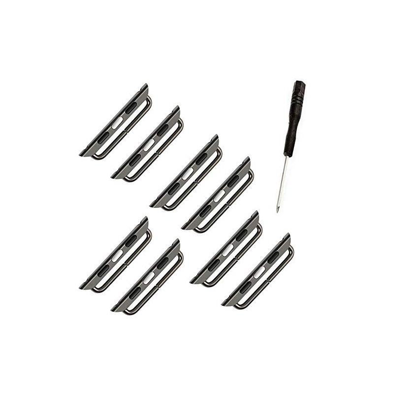 LOOKSEVEN 4 Pack Watch Band Connector Kit Watch Strap with