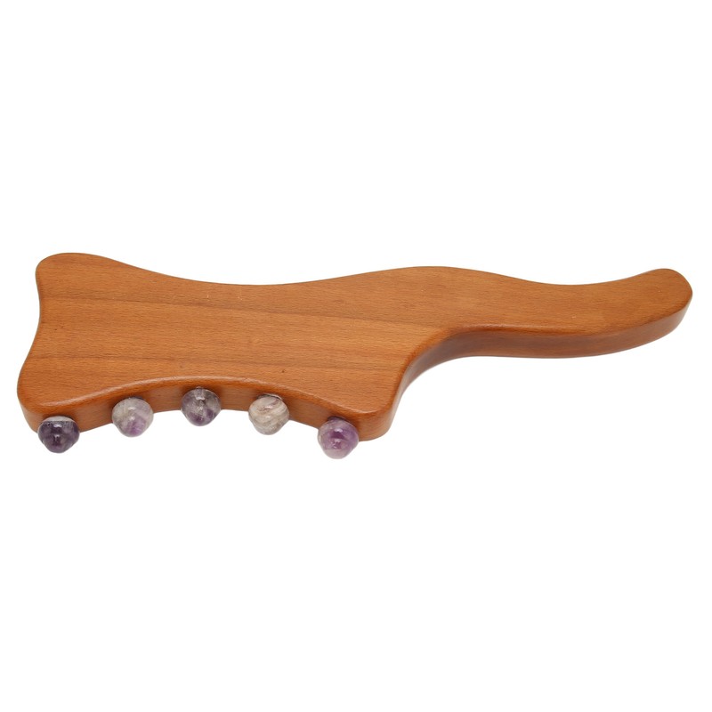 Scraping Massage Stick Wooden Household Relieve Fatigue Relaxation Massage Stick
