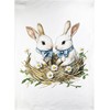 Half a Donkey Bunnies in the nest large cotton tea