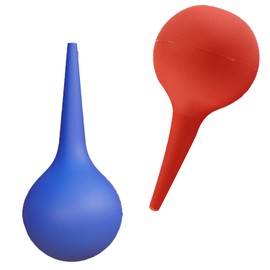 2 PCS Rubber Suction Ear Syringe Bulb - Safe and Effective Ear Cleaning Tool for Adults and Children, Gentle Ear Wax Removal