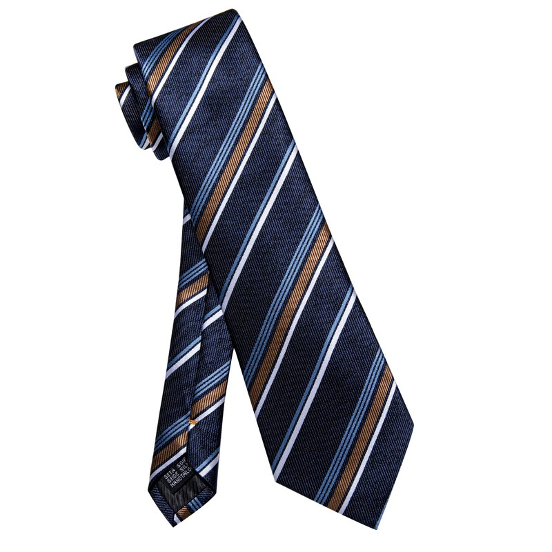 YourTies - Corbatas a rayas para hombre, corbata de seda
