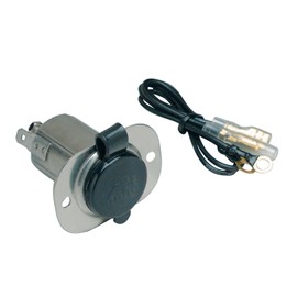 Marinco Receptacle 12V Ss With Cap