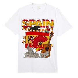 Spanish Flag Idea for Kids & Spanish Memorabilia Spain Comfort Colors Adult Heavyweight T-Shirt