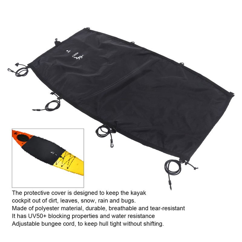 Kayak Cockpit Drape Cover Waterproof Cockpit Cover Kayak Canoe Cockpit