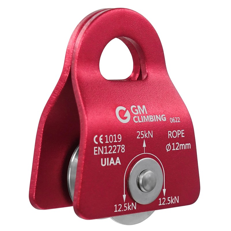 GM CLIMBING Hitch Slack-Tending Pulley Kit 25kN Micro Pulley Red