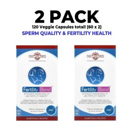 Daily Wellness Company, Fertility Blend for Men, 2 PACK, 60 Veggie Capsules each