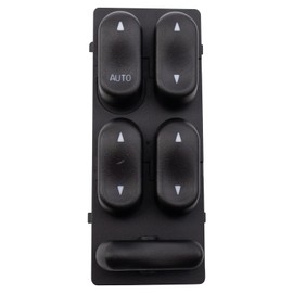 TRQ Front Left Power Window Switch Compatible with 2001 Ford F-150
