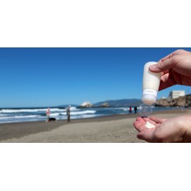 humangear GoToob 3-Pack Travel Bottle, Clear/Red/Orange, Medium (2oz)