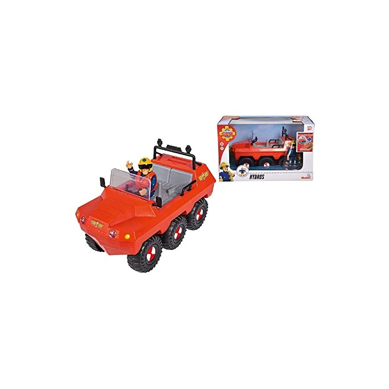 Simba 109251051038 Fireman Vehicle Hydrus with Character Sam, + 3