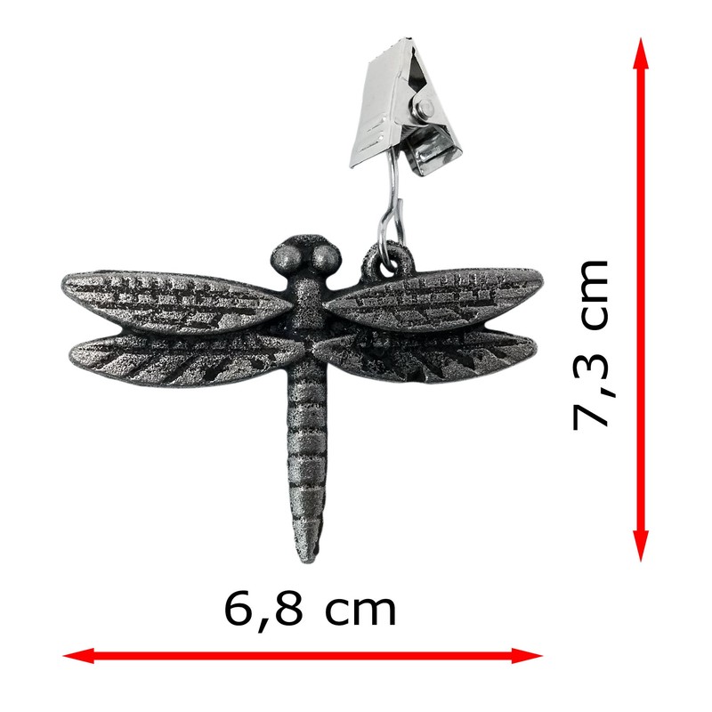 ToCi Set of 8 Tablecloth Weights - Dragonfly, Butterfly, Bee,