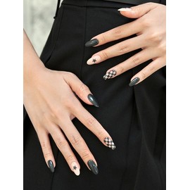 Reusable Nail Tip Draw Night (Almond) / 리유저블 네일팁 드로우 나잇(아몬드)