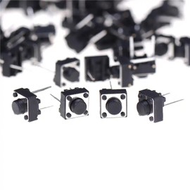 Mini Micro Momentary Tactile Push Button Switch 6 * 6 * 5mm 2 Pin ON/Off Keys Button DIP 6x6x5mm 50pcs