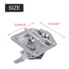 Stainless Steel Folding T Shape Handle Lock Tool Box Keys