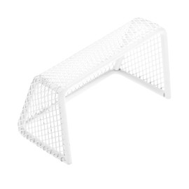 TOYANDONA Miniature Soccer Goal for Dollhouse Indoor Mini Soccer Frame for Soccer Party Games and Fish Tank Decorations