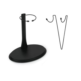 1/6 Scale Action Figure Display Stand 1 Set (U and C Clips) for 12 Inch Action Figure, Adjustable Height (5 to 8 Inches)