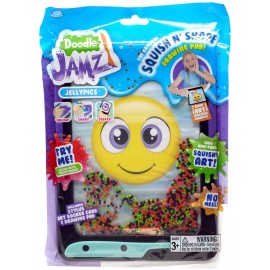 Sky Castle Doodle Jamz Jellypics Squish N' Shape Drawing Pad [Green, Orange & Black]