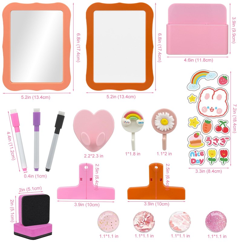 Neehows 18 Pcs Magnetic Locker Accessories Kit Back to School