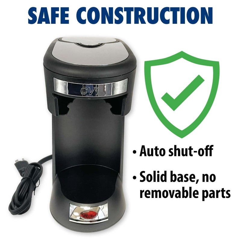 Café Valet Single Serve Coffee Maker, Brews 10 Ounces of