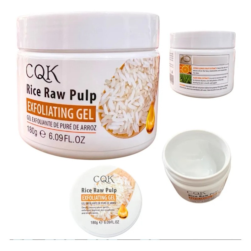 Gel Exfoliante Facial Y Corporal De Arroz Con Extracto Aloe