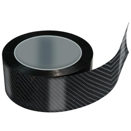 Tolstou Thickened Car Door Edge Entry Guards 5CM x 10M 5D Carbon Fiber Wrap Anti-Scratch Car Door Sill Protector for Rear Bumper Black