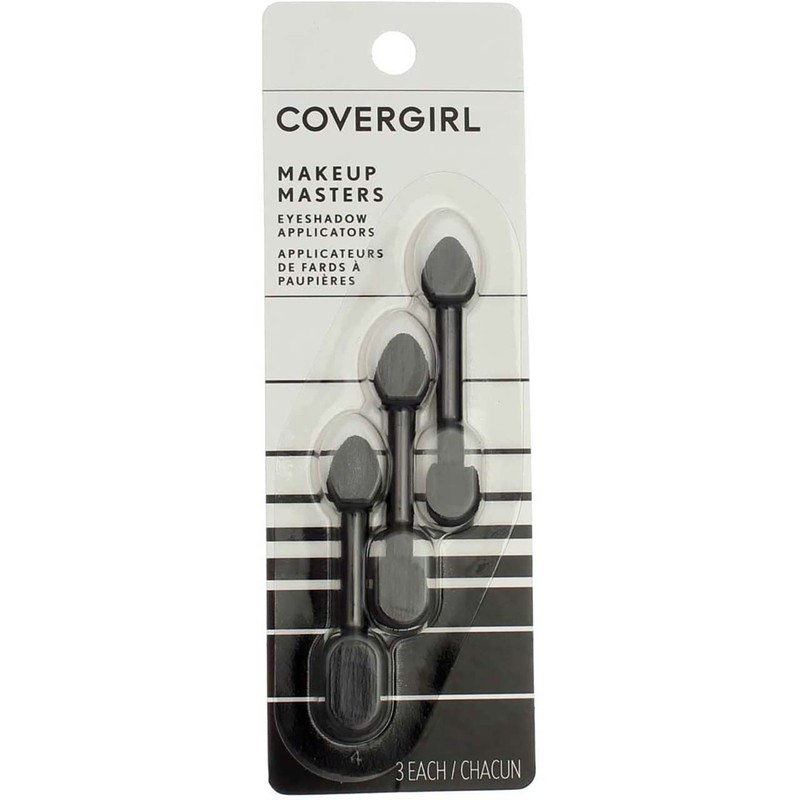 CoverGirl Makeup Masters Eyeshadow Applicators 3 ea (Pack of 2)