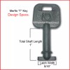 Merfin, Kruger, SCA Tissue, San Jamar, Vondrehle Merfin Dispenser Key