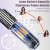 SL Euthtion Cordless Hair Curling Iron Brush Rechargeable Battery-Powered, 3-in-1
