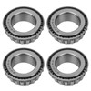 4Pcs Tapered Roller Bearing Set for Automotive Car Mechanical Gears